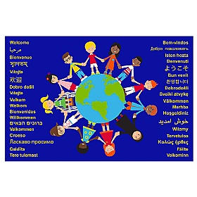 Children of the World Welcome Carpet - School Furniture