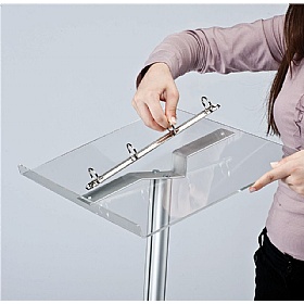Exhibit Aluminium Lectern