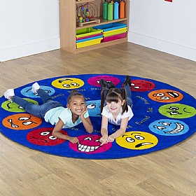 Emotions Interactive Round Carpet