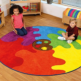 Rainbow Colour Palette Carpet