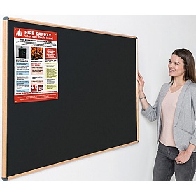 Shield Wood Effect Noticeboards