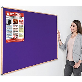 Shield Wood Effect Noticeboards