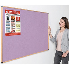 Shield Wood Effect Noticeboards