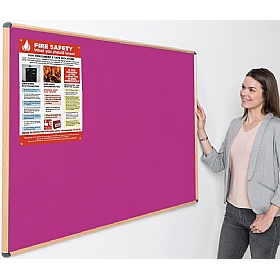 Shield Wood Effect Noticeboards