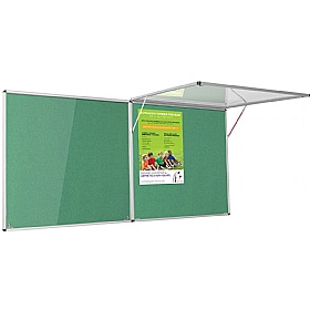 Resist-a-Flame Top-Hinged Tamperproof Noticeboards