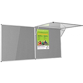 Resist-a-Flame Top-Hinged Tamperproof Noticeboards