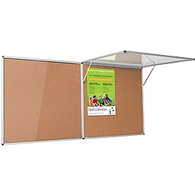 Resist-a-Flame Top-Hinged Tamperproof Noticeboards