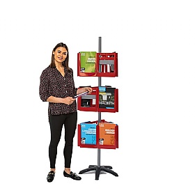 Expanda-Stand Freestanding Carousel Leaflet Dispensers