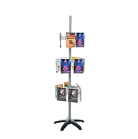 Expanda-Stand Freestanding Carousel Leaflet Dispensers