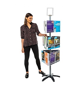 Expanda-Stand Freestanding Carousel Leaflet Dispensers