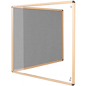 Resist-a-Flame Wood Effect Tamperproof Noticeboards