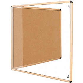 Resist-a-Flame Wood Effect Tamperproof Noticeboards