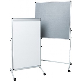 InfoHub Height Adjustable Mobile Combination Boards