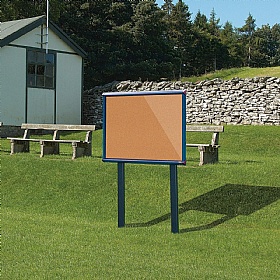 Shield Outdoor Freestanding Noticeboards with Sunken Posts