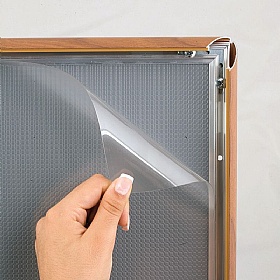 BusyGrip Wood Effect Snap Poster Frames