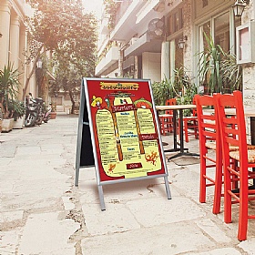 BusyGrip Outdoor Poster Display A-Frames