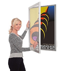 QuickSign Locking Poster Case