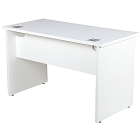 Horizon Compact Panel End Rectangular Office Desks With Single Fixed Pedestal