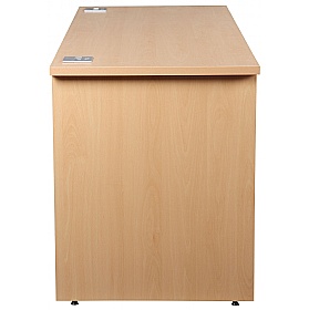 Horizon Compact Panel End Rectangular Office Desks With Double Fixed Pedestals