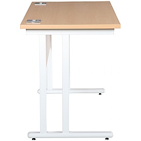 Horizon Compact Deluxe Rectangular Cantilever Office Desks