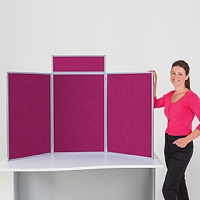 BusyFold Light Tabletop Displays