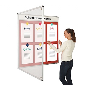 InfoHub Themeboard Tamperproof Noticeboards