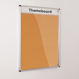 InfoHub Themeboard Tamperproof Noticeboards