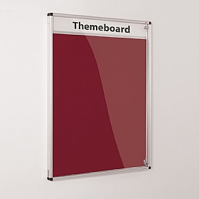 InfoHub Themeboard Tamperproof Noticeboards