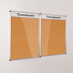 InfoHub Themeboard Tamperproof Noticeboards