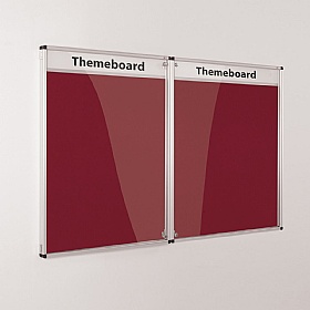 InfoHub Themeboard Tamperproof Noticeboards