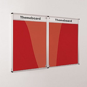 InfoHub Themeboard Tamperproof Noticeboards