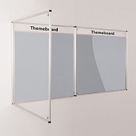 InfoHub Themeboard Tamperproof Noticeboards