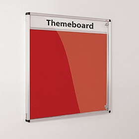 InfoHub Themeboard Tamperproof Noticeboards