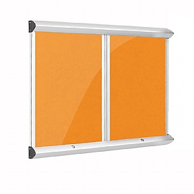 Resist-a-Flame Shield Multi-banked Showcase with Lift-Off Covers