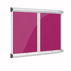 Resist-a-Flame Shield Multi-banked Showcase with Lift-Off Covers