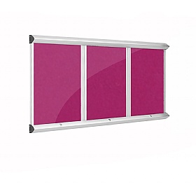 Resist-a-Flame Shield Multi-banked Showcase with Lift-Off Covers