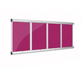 Resist-a-Flame Shield Multi-banked Showcase with Lift-Off Covers