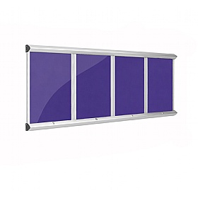 Resist-a-Flame Shield Multi-banked Showcase with Lift-Off Covers