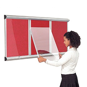 Resist-a-Flame Shield Multi-banked Showcase with Lift-Off Covers