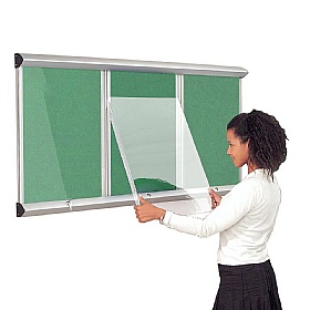 Resist-a-Flame Shield Multi-banked Showcase with Lift-Off Covers