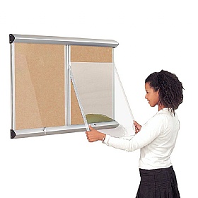 Resist-a-Flame Shield Multi-banked Showcase with Lift-Off Covers