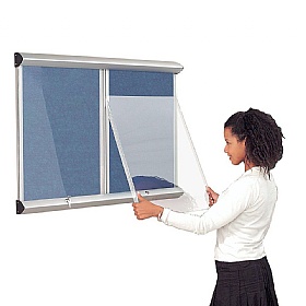 Resist-a-Flame Shield Multi-banked Showcase with Lift-Off Covers