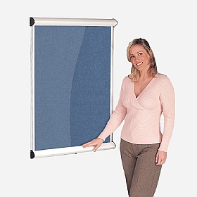Resist-a-Flame Shield Noticeboard with Lift-Off Cover