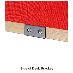 BusyScreen ColourPlus Rectangular Desk Mounted Partition Screens