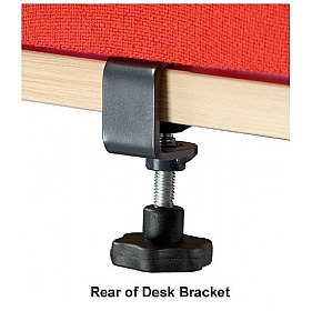 BusyScreen ColourPlus Rectangular Desk Mounted Partition Screens