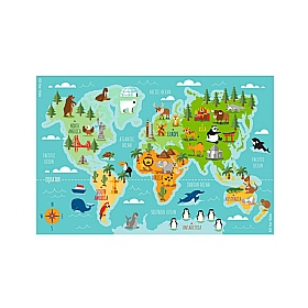 Animals & Places of the World Carpet - School Furniture
