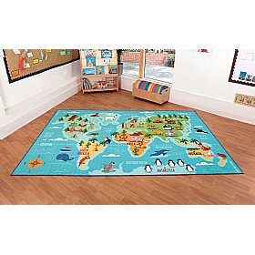 Animals & Places of the World Carpet - School Furniture