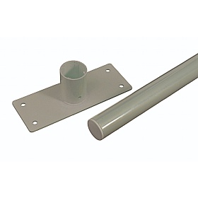 WeatherShield Freestanding Outdoor Showcase with Surface Posts