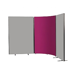 BusyScreen ColourPlus Floor Standing Corner Partition Screens