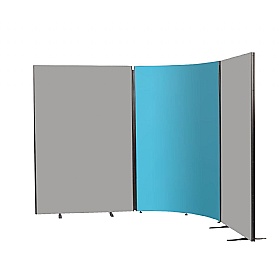 BusyScreen ColourPlus Floor Standing Corner Partition Screens